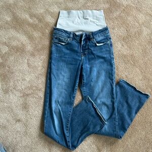 Blanqi postpartum jeans with control panel size 2
